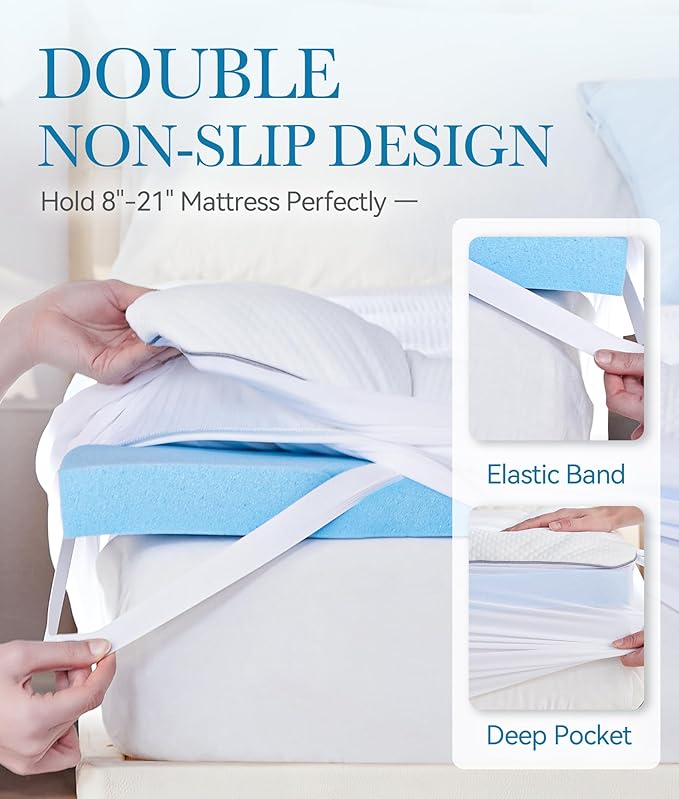 Down Alternative Waterproof Mattress Topper - Twin