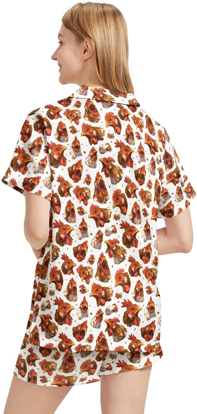 Women's Pajama Set - Short Sleeve - 2 Piece
