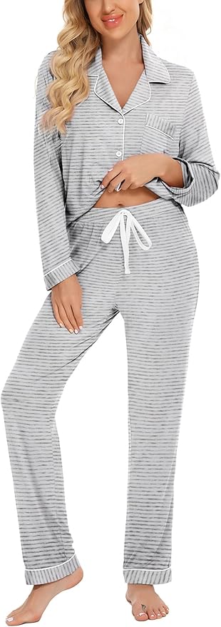 Women's Pants Pajama Set - Long Sleeve - 2 Piece