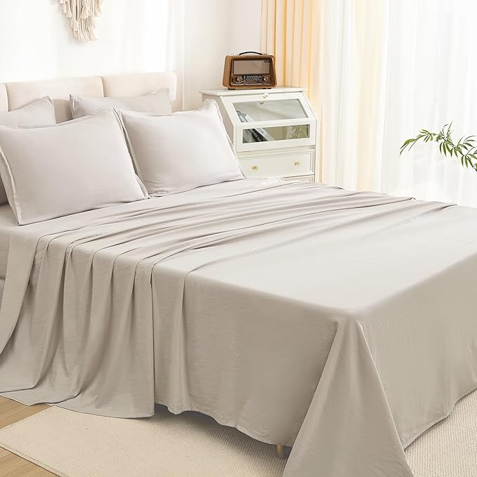 Linen Comforter Set - Full - 7 Piece