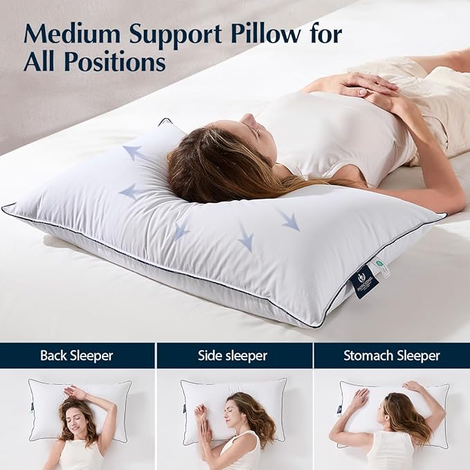 Bed Pillow - Queen - 2 Piece