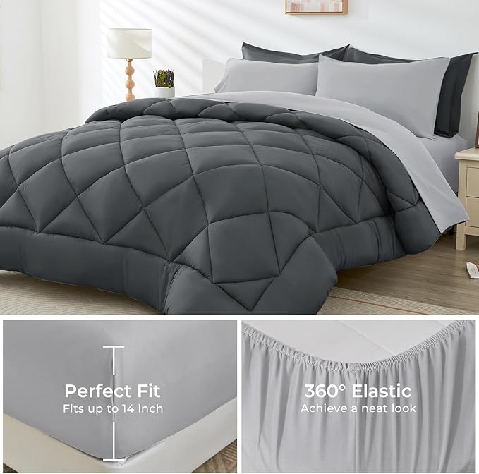 Comforter Set - King - 7 Piece