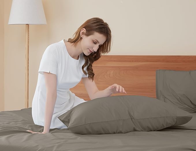 100% Cotton Pillowcase Set - King - 20 x 40 in - 2 Piece