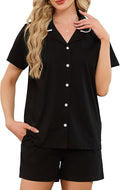 Women's Shorts Pajama Set - Short Sleeve - 2 Piece