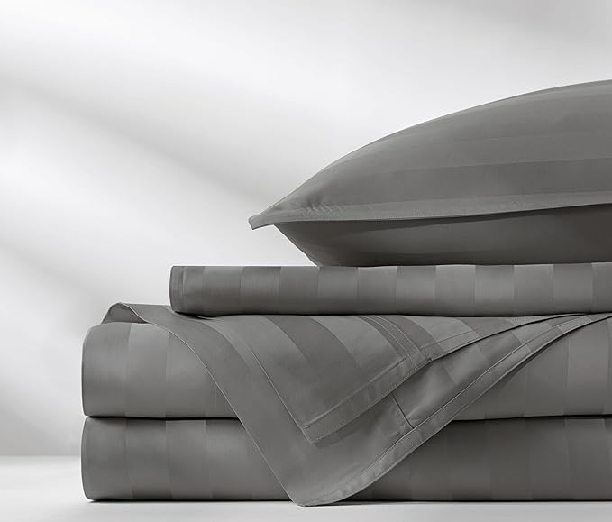 Bamboo Cooling Bed Sheet Set - Queen - 4 Piece