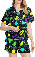 Women's Pajama Set - Short Sleeve - 2 Piece