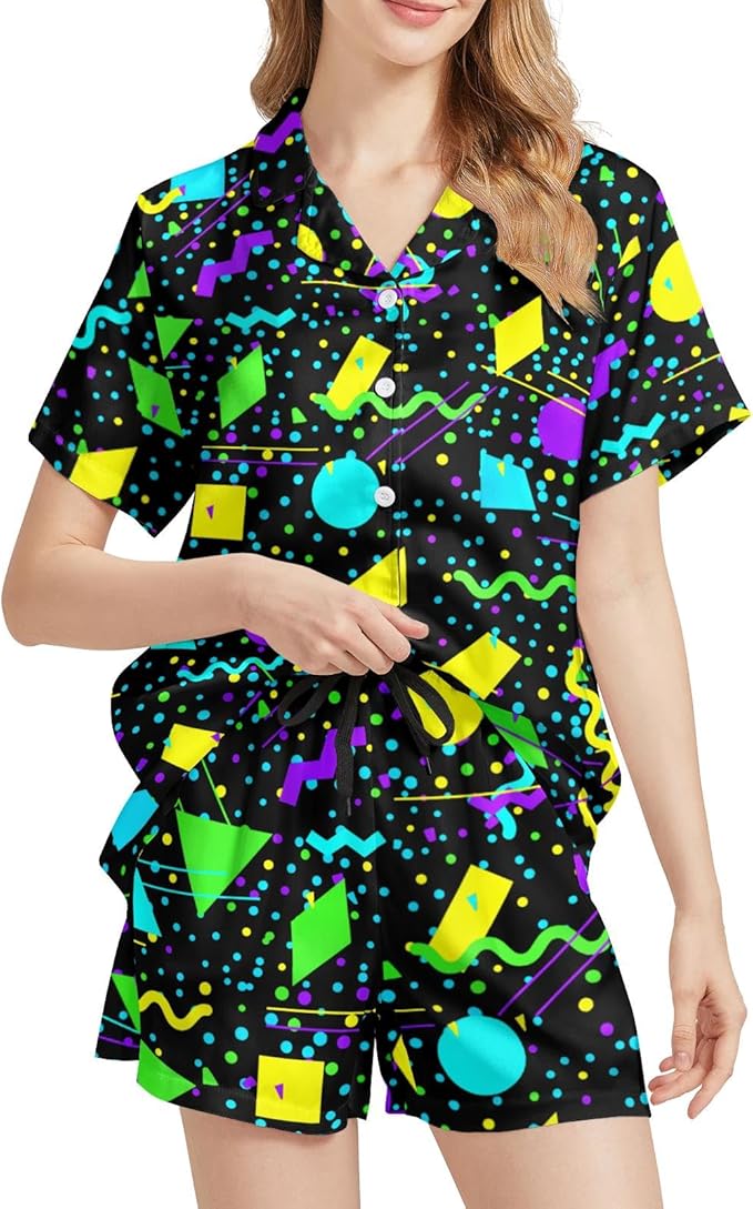 Women's Pajama Set - Short Sleeve - 2 Piece