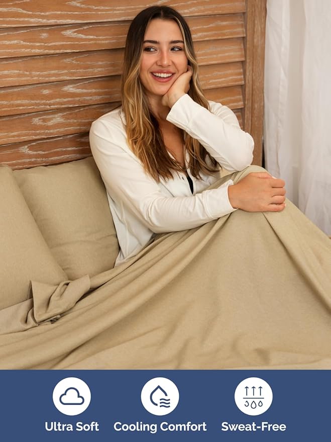 Cooling Bed Sheet Set - Full - 6 Piece