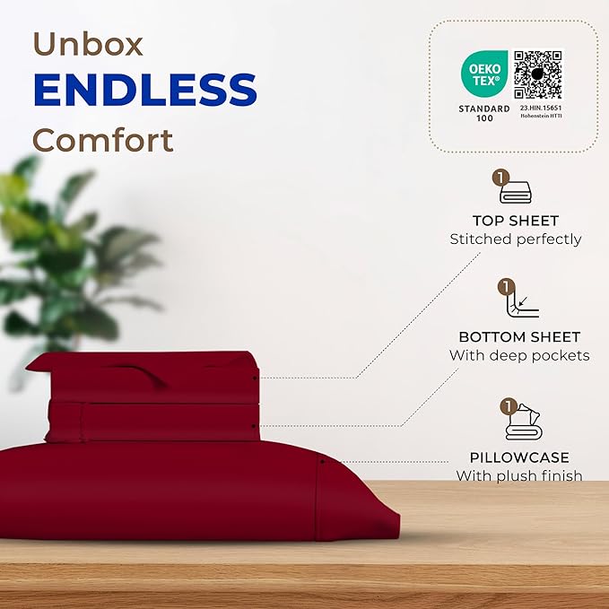 Cooling Bed Sheet Set - Twin XL - 3 Piece