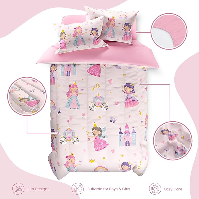 Microfiber Comforter Set - Twin - 68 x 86 in - 3 Piece