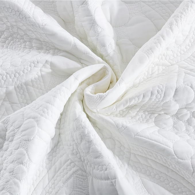 100% Cotton Quilt Set - King - 3 Piece
