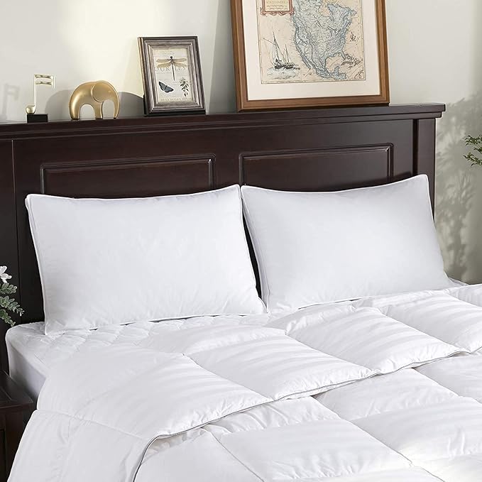 100% Cotton Bed Pillow - King - 2 Piece