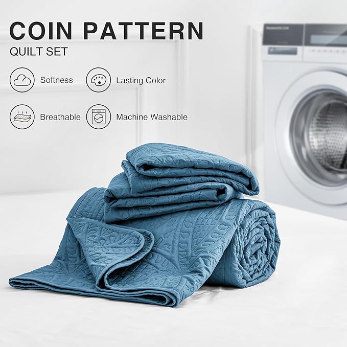 Quilt Set - Queen - 3 Piece