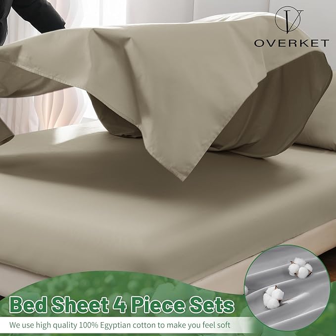 Bed Sheet Set - Queen - 4 Piece