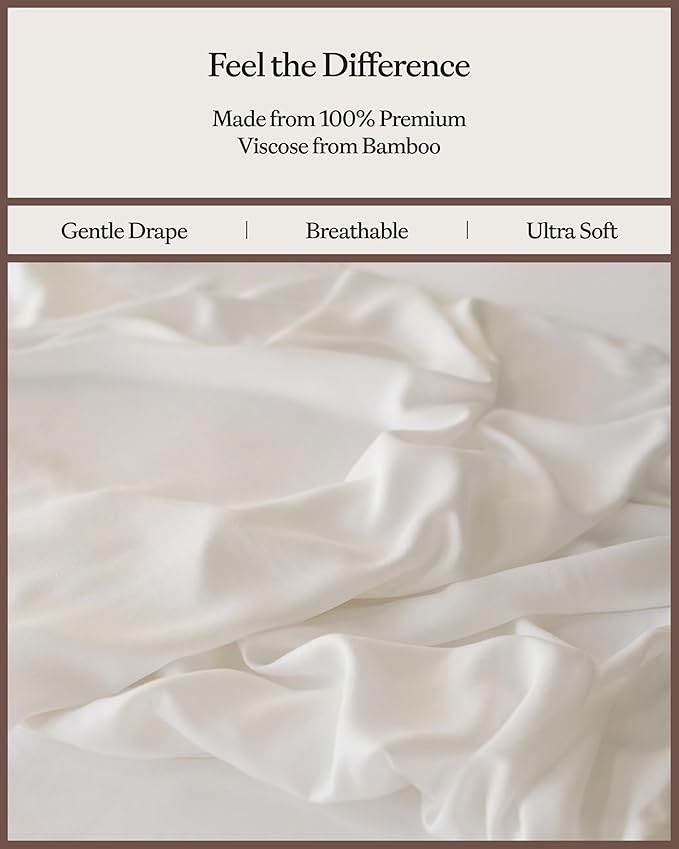 Bamboo Bed Sheet Set - California King - 4 Piece