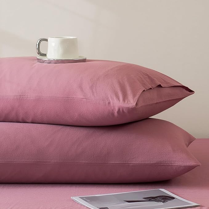 Linen Pillowcase Set - Standard - 20 x 26 in - 2 Piece