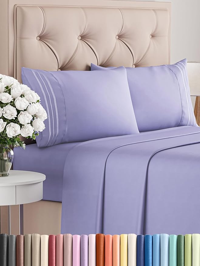 Cooling Bed Sheet Set - Full - 4 Piece