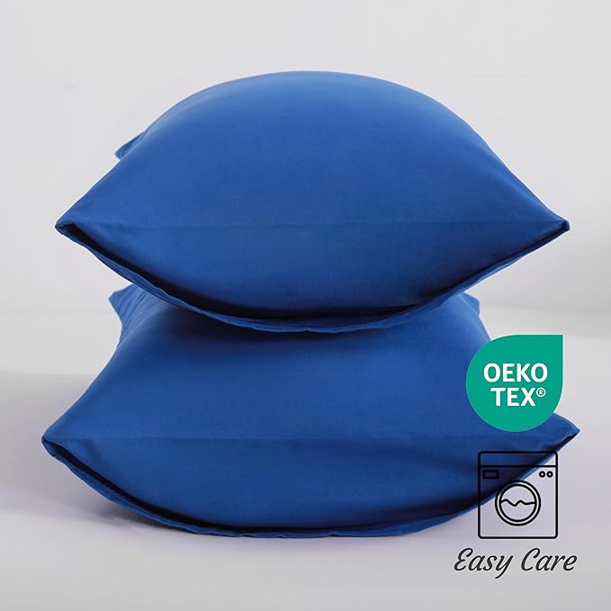 Microfiber Pillowcase Set - Queen - 20 x 30 in - 2 Pack