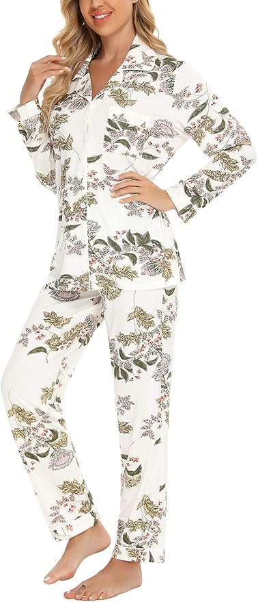 Women's Pants Pajama Set - Long Sleeve - 2 Piece
