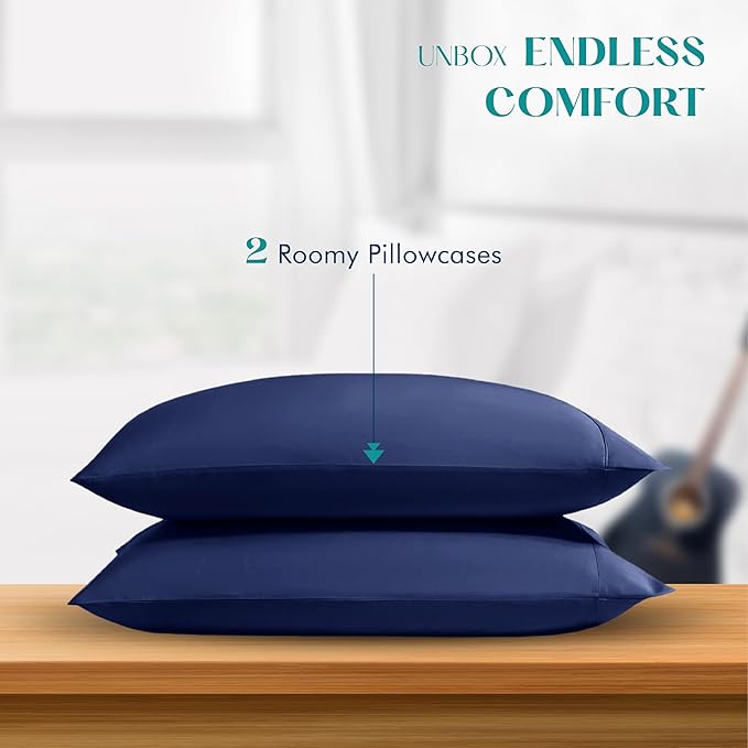 Linen Cooling Pillowcase Set - King - 2 Piece