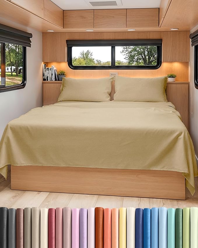 Cooling Bed Sheet Set - Queen - 4 Piece