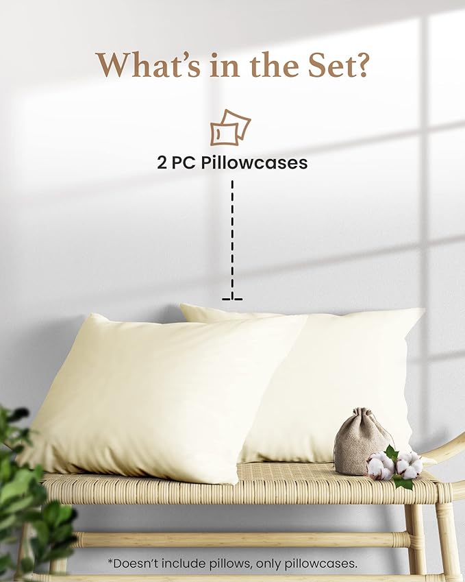 Pillowcase Set - King - 2 Piece