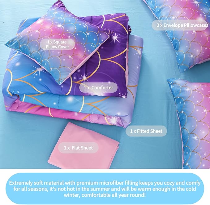 Comforter Set - Queen - 6 Piece