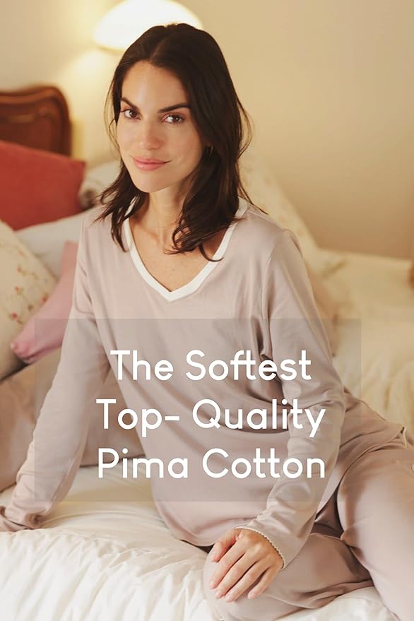 Women's Pajama Set - Long Sleeve - 2 Piece