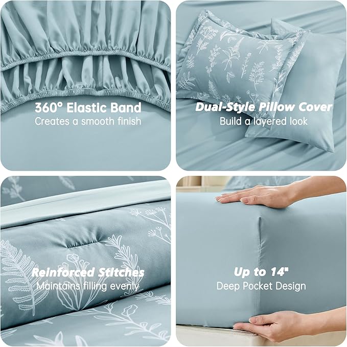 Comforter Set - Queen - 7 Piece