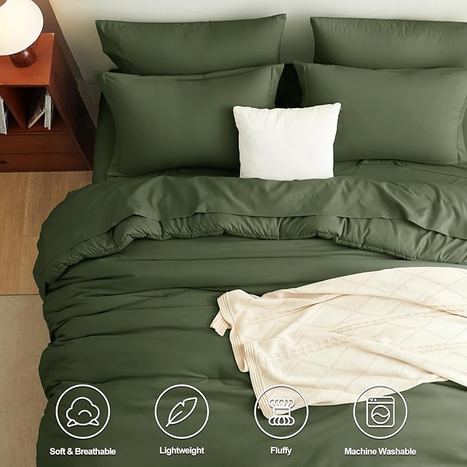 Down Alternative Comforter Set - Queen - 7 Piece