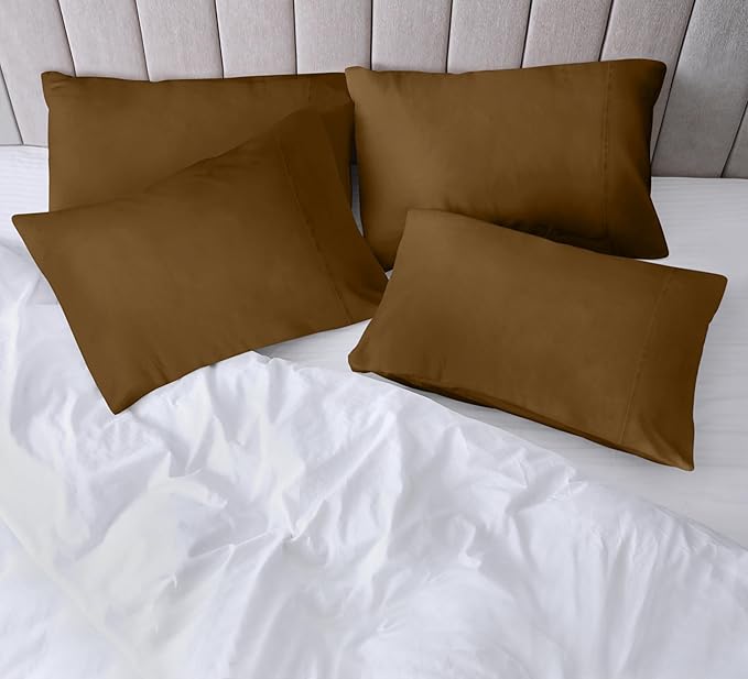Microfiber Pillowcase Set - Standard - 20 x 26 in - 4 Pack