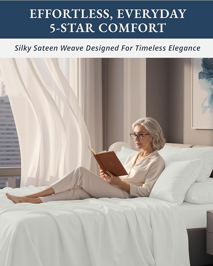 Linen Cooling Bed Sheet Set - Queen