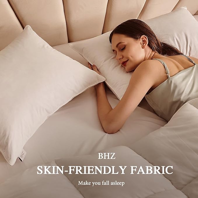 100% Cotton Bed Pillow - Queen - 2 Piece