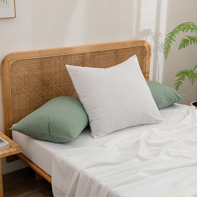 Linen Pillowcase Set - 26 x 26 in