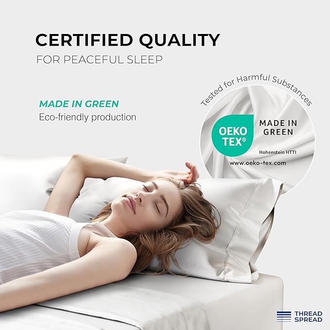 Bed Sheet Set - Queen - 17 in Deep Pocket - 4 Piece