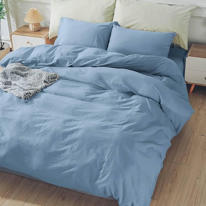 Linen Duvet Cover Set - 3 Piece
