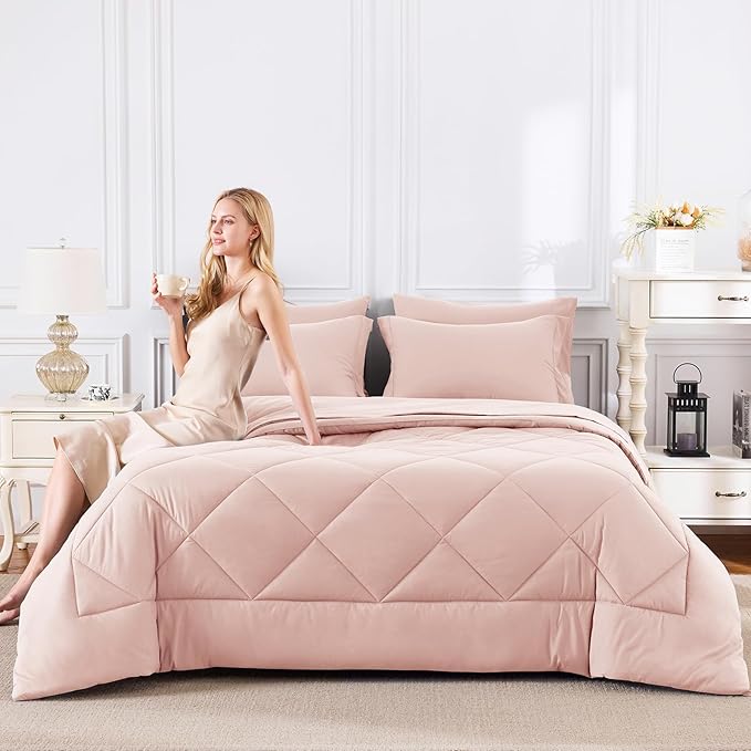 Down Alternative Comforter Set - Full - 7 Piece