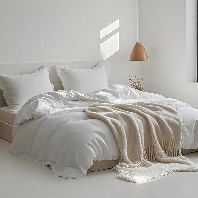 Linen Duvet Cover Set - Twin