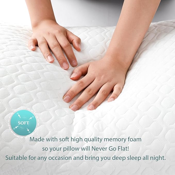 Memory Foam Cooling Body Pillow - King - 20 x 70 in