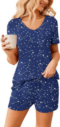 Women's Pajama Set - Short Sleeve - 2 Piece