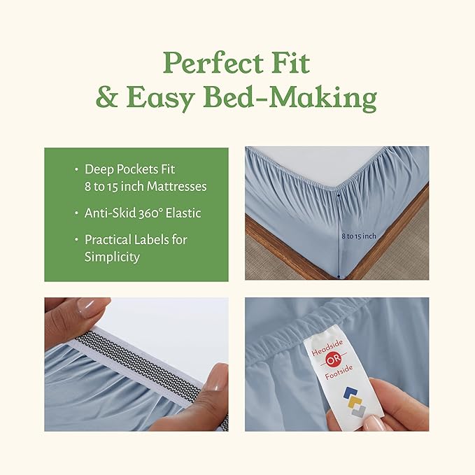 Bed Sheet Set - Full - 4 Piece
