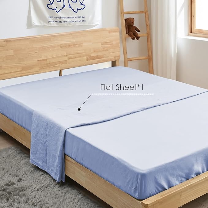 Linen Cooling Bed Sheet Set - Queen
