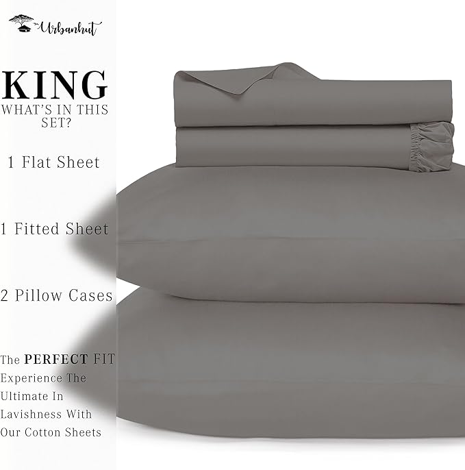 Bed Sheet Set - King - 4 Piece