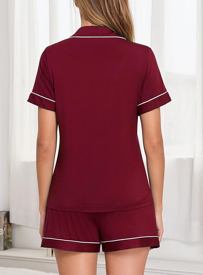 Pajama Set - Short Sleeve - 2 Piece