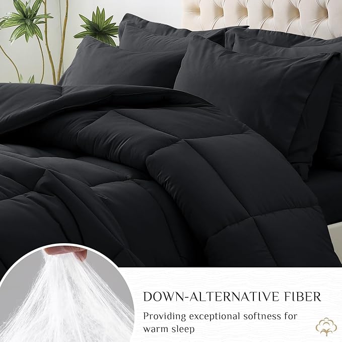 Down Alternative Comforter Set - Full - 7 Piece