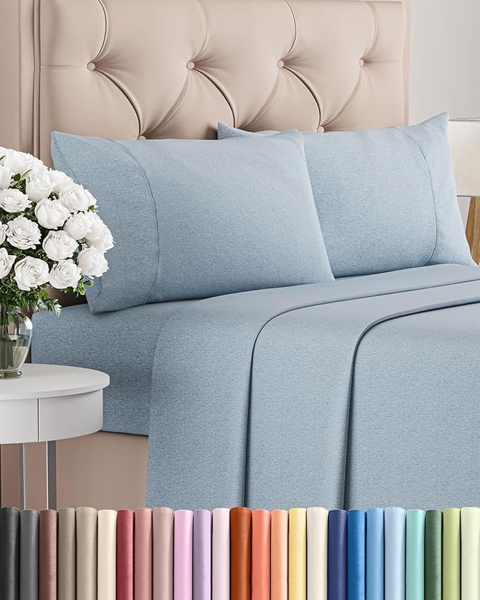 Cooling Bed Sheet Set - Twin - 16 in Deep Pocket - 4 Piece