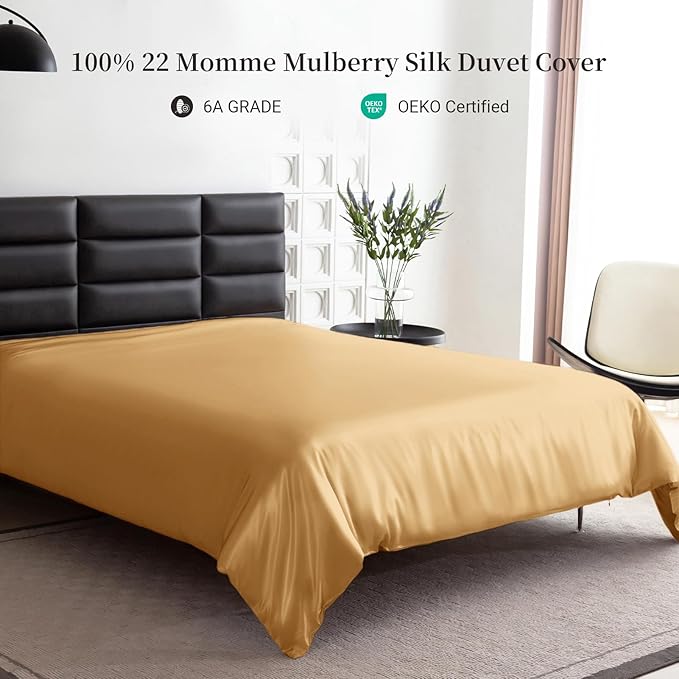 Mulberry Silk Cooling Duvet Cover - King
