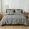 Linen Duvet Cover Set - King - 3 Piece
