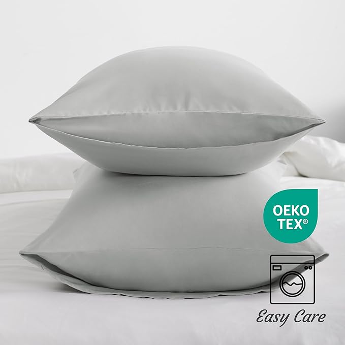 Microfiber Pillowcase Set - King - 20 x 40 in - 2 Pack - 2 Piece
