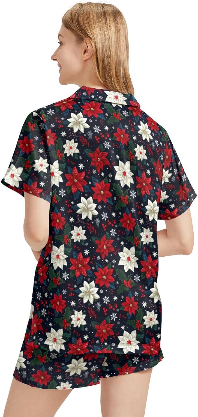 Women's Pajama Set - Short Sleeve - 2 Piece